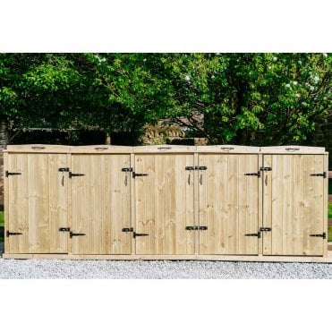 3 Wheelie Bin & 4 Recycle Box Combo Store