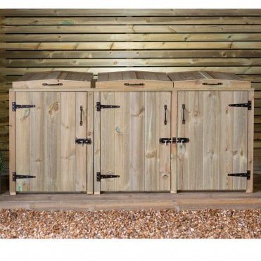 Paythorne Dustbin Store Triple