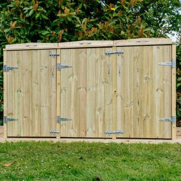 Shireburn 1 Wheelie Bin & 4 Recycle Box Store