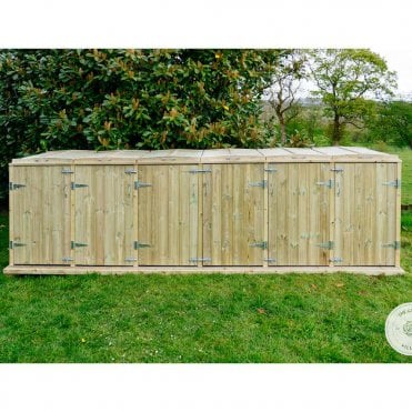 Shireburn Sextet Wheelie Bin Store