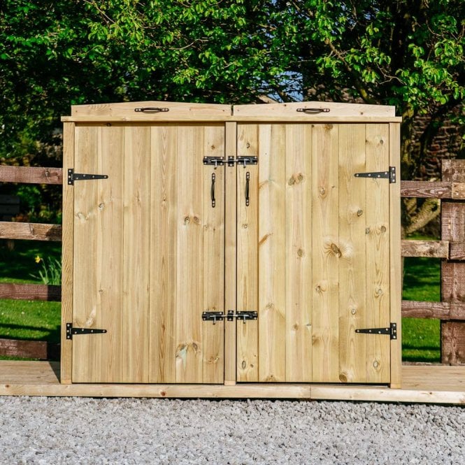 Garden Village Supreme Double Bin Chest