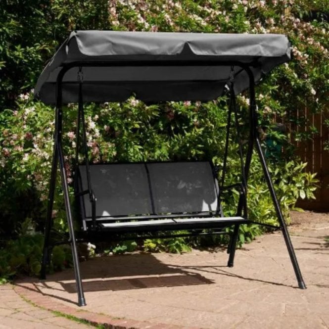 Glendale 2 Seater Textaline Hammock Grey