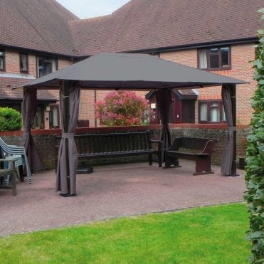 Highfield Grey Gazebo 4x3m