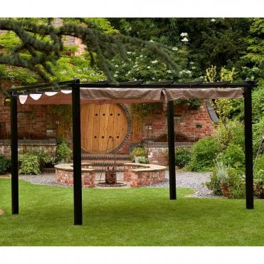 Seville Gazebo 4x3m Mocha