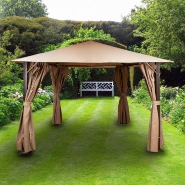 Venice Heavy Duty Gazebo 3x4m Mocha