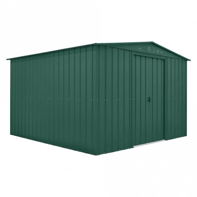 Globel Lotus Metal Apex Shed 10X10