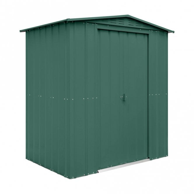 Globel Lotus Metal Apex Shed 6X4