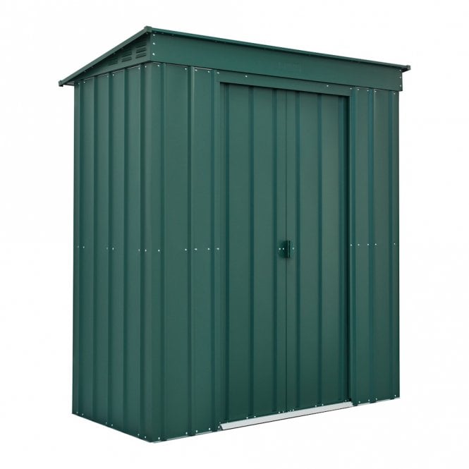 Globel Lotus Metal Pent Shed 6X3