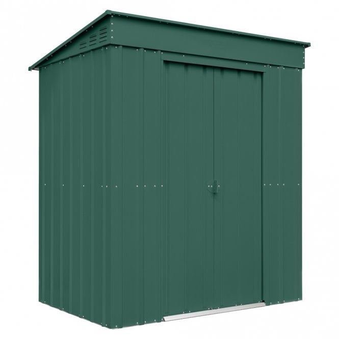 Globel Lotus Metal Pent Shed 6X4