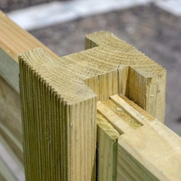 Elite Pressure Treated Natural "H" Fence Post - 1.8m x 95mm