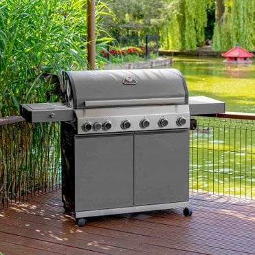 Classic 6 Burner Hybrid Gas & Charcoal BBQ