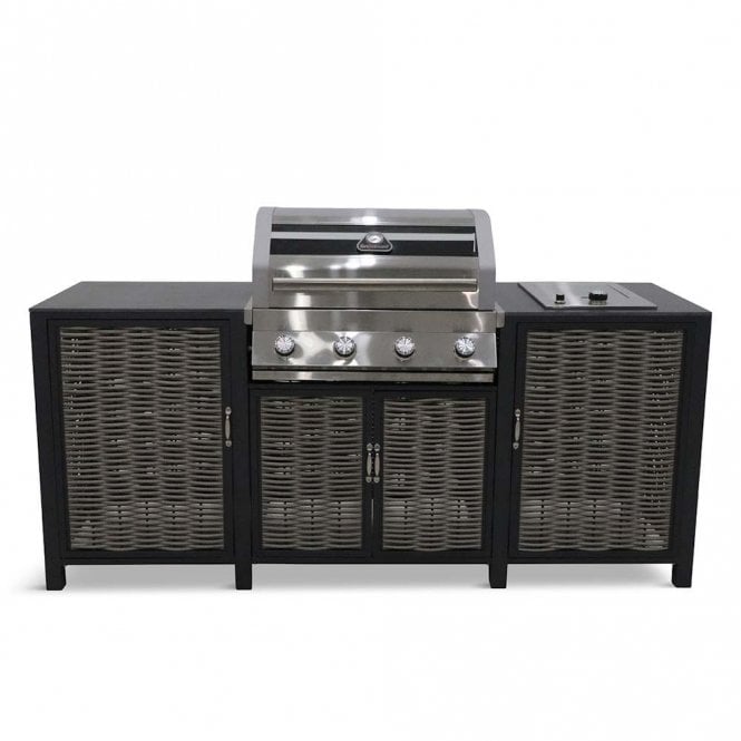 Grillstream Java 4 Burner Hybrid Gas & Charcoal Outdoor BBQ Kitchen