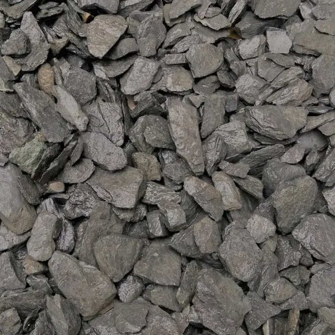 Hallstone Graphite Grey Slate 40mm Bulk Bag