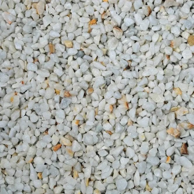 Hallstone White Marble Chippings 9-12mm Bulk Bag