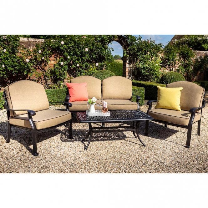 Hartman Amalfi 2 Seat Casual Lounge Set (Bronze/Amber)