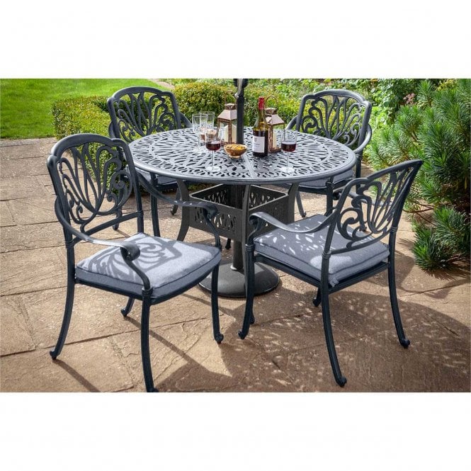 Hartman Amalfi 4 Seat Set (Antique Grey/Platinum)