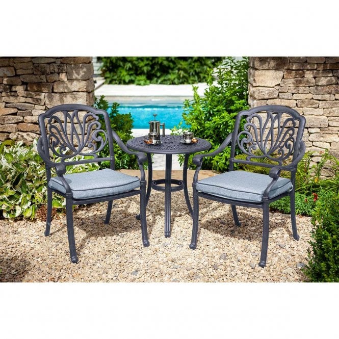 Hartman Amalfi Bistro Set (Antique Grey/Platinum)