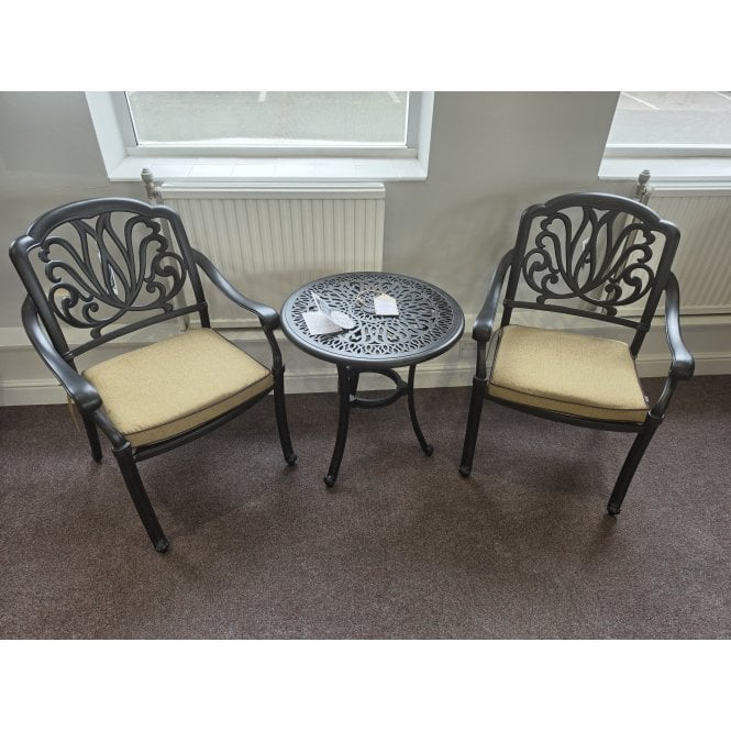 Hartman Amalfi Bistro Set - Bronze/Amber Ex-Display
