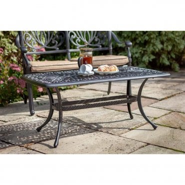 Amalfi Rectangular Coffee Table (Bronze/Amber)