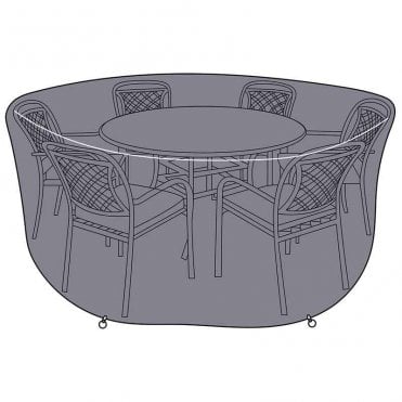 Amalfi/Berkeley 6 Seat Round Dining Set Cover