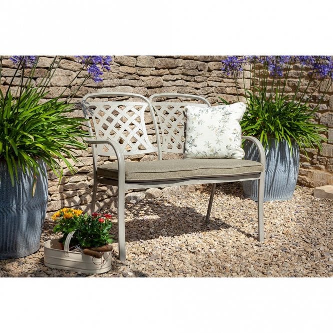 Hartman Berkeley 2 Seat High Back Bench - Maize/Wheatgrass