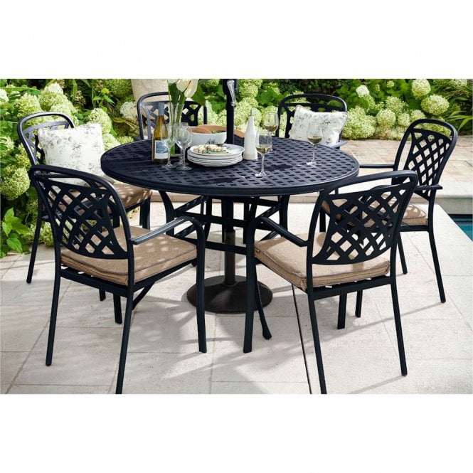 Hartman Berkeley 6 Seat Round Set (Bronze/Amber)