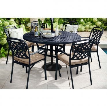 Berkeley 6 Seat Round Set (Bronze/Amber)