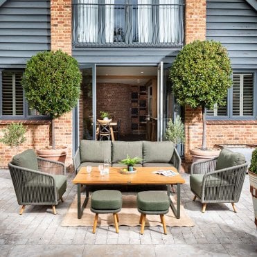 Eden 3 Seat Lounge Set (Moss/Juniper)