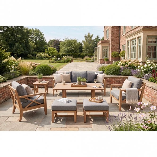 Hartman Elba 3 Seat Lounge Set With Coffee Table