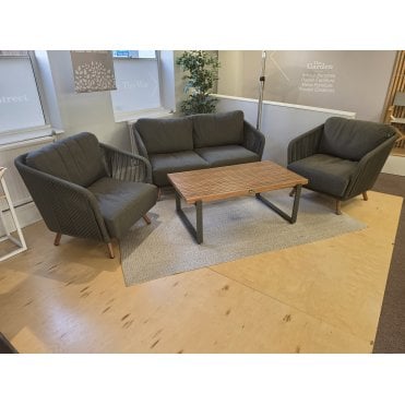 Ex-Display Eden 2 Seat Lounge Set - Moss/Juniper