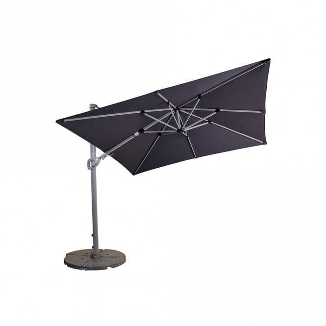 Hartman Pacific 2.7m Square Cantilever Parasol (Dark Grey)