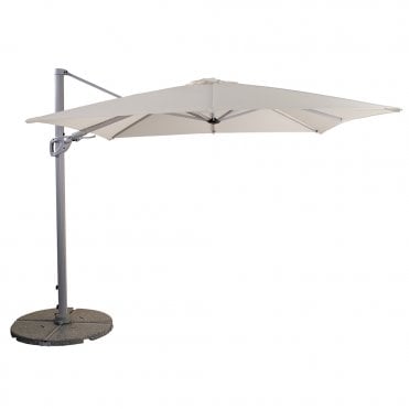 Pacific 2.7m Square Cantilever Parasol (Dove)