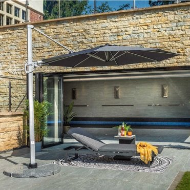 Pacific 3m Round Cantilever Parasol (Dark Grey)