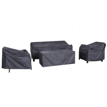 Rio 3 Seat Adjustable Lounge Set Covers