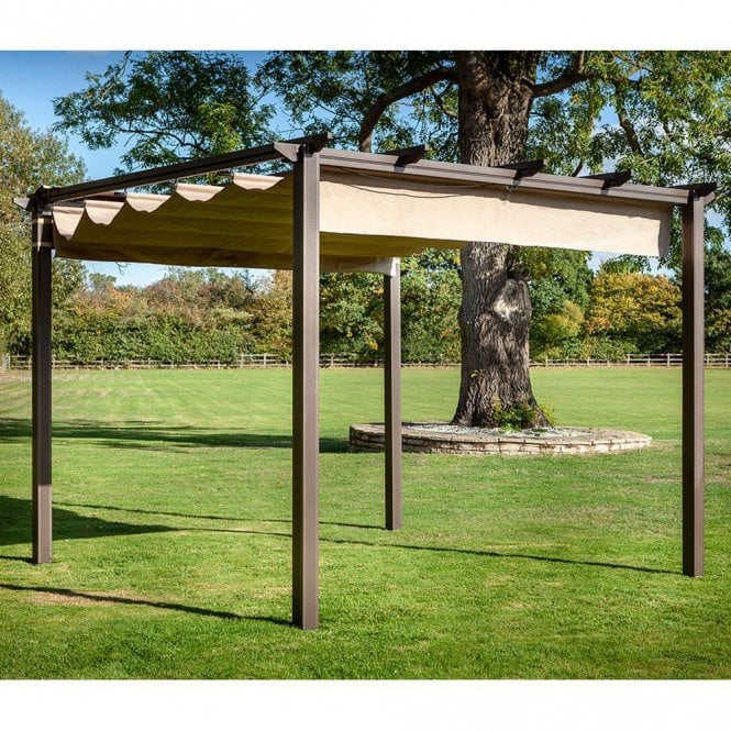 Hartman Roma/Monza Pergola 3m x 3m Replacement Canopy – Caramel