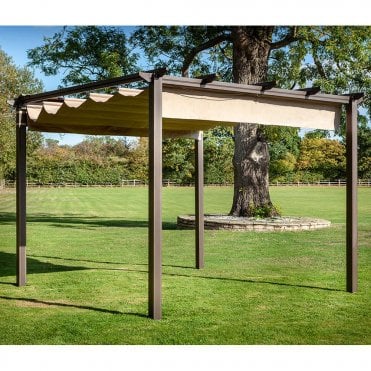 Roma/Monza Pergola 3m x 3m Replacement Canopy – Caramel