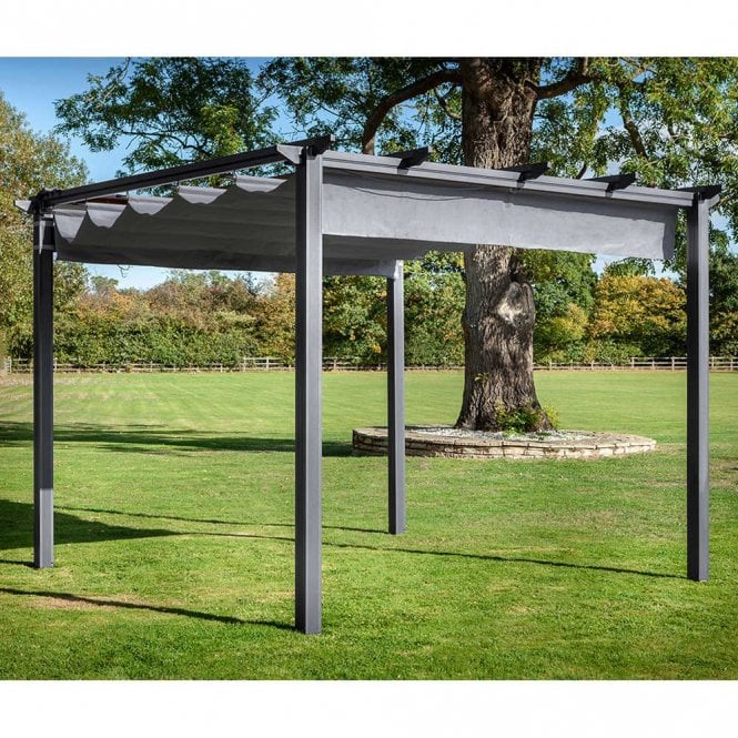 Hartman Roma/Monza Pergola 3m x 3m Replacement Canopy - Grey