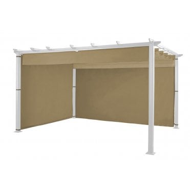 Roma/Monza Pergola 4m x 3m Curtain Pack - Caramel