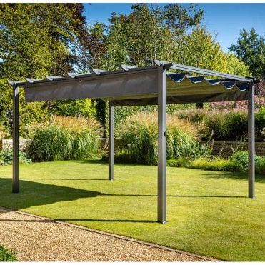 Roma/Monza Pergola 4m x 3m Replacement Canopy – Grey