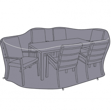 Vienna 6 Seat Rectangular Dining Set Cover