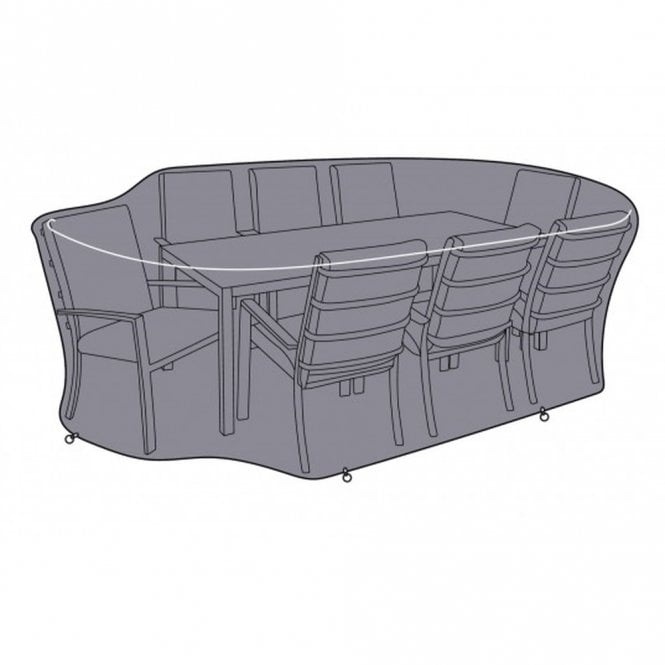 Hartman Vienna 8 Seat Rectangular Dining Set Cover