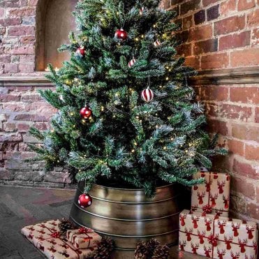 Metal Tree Skirt - Gold