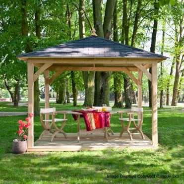 Cotswold Canopy with Floor 3x3
