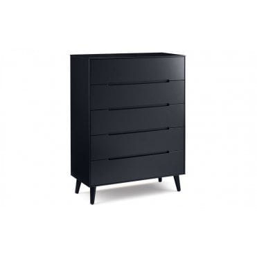 Alicia 5 Drawer Chest Anthracite