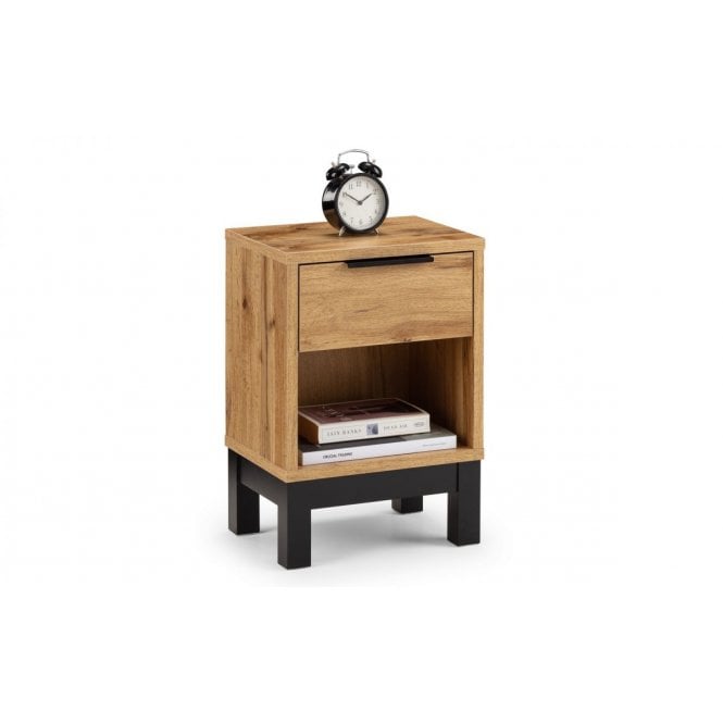 Julian Bowen Bali 1 Drawer Bedside Cabinet