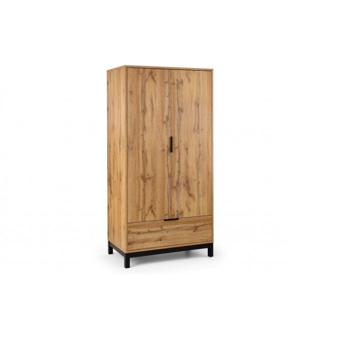Julian Bowen Bali 2 Door 1 Drawer Wardrobe
