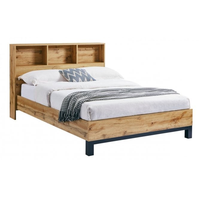 Julian Bowen Bali Bookcase Headboard Single Bed