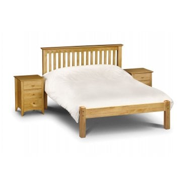 Barcelona Low Foot End Single Bed - Solid Pine