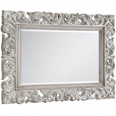 Baroque Distressed Wall Mirror