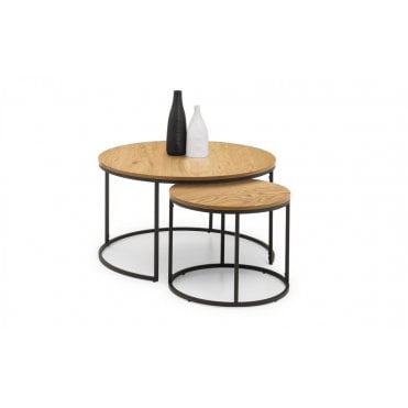 Bellini Round Nest of 2 Coffee Tables